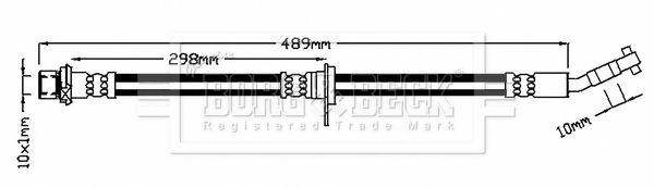 BORG & BECK Pidurivoolik BBH7338